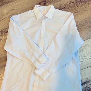 Men's Brook Brothers Shirt Regent 17 3/4 XL Light Blue